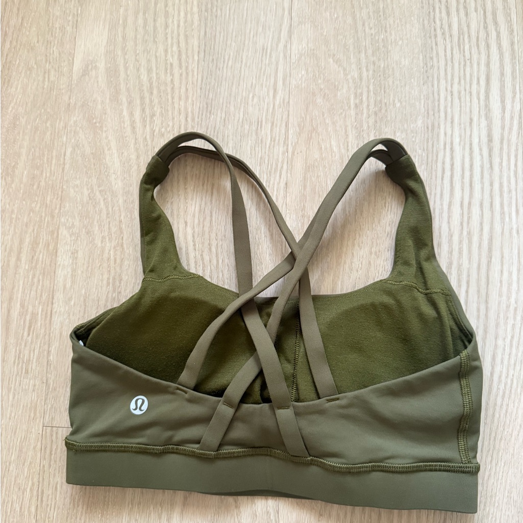Lululemon Athletica Khaki Sports Bra